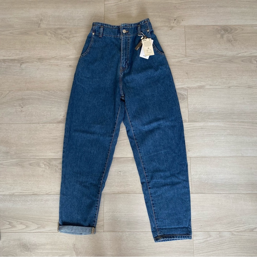 Mango High-Waist Straight Leg Slouchy Jeans - Picture 3 of 12